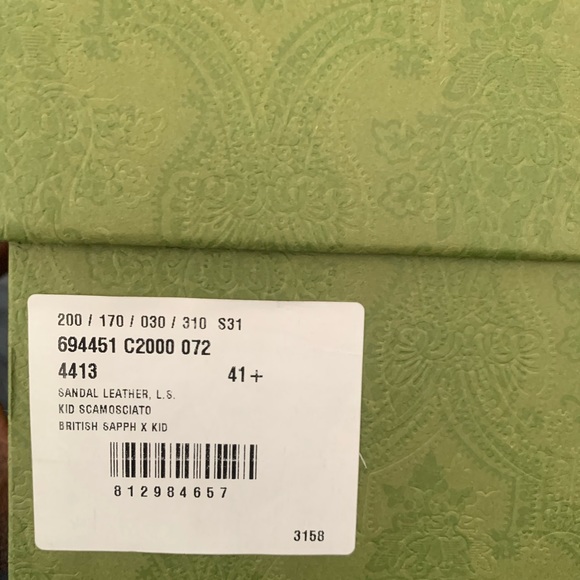 NWT Gucci women’s interlocking G cutout sandals - Picture 2 of 14